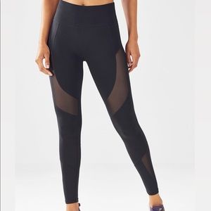 Fabletics High Waisted Powerhold Mesh Leggings